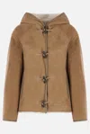 Yves Salomon Coats In Brown