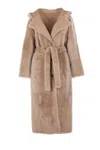 Yves Salomon Coats In Neutral