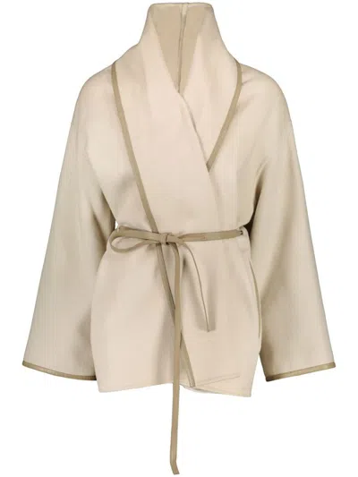Yves Salomon Coatsjackets In Neutral