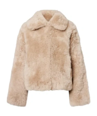Yves Salomon Comfortable Wool Jacket In Neutral