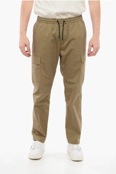 Yves Salomon Cotton Blend Bambou Cargo Pants With Drawstring