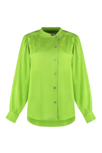 YVES SALOMON CRÊPE BLOUSE