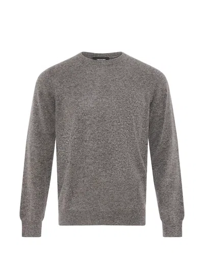 Yves Salomon Crew-neck Cashmere Sweater In Gray