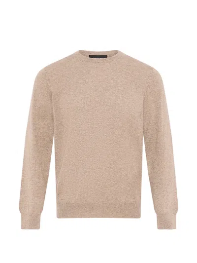 Yves Salomon Crew-neck Cashmere Sweater In Neutral
