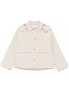 Yves Salomon Detachable-hood Jacket In Neutrals