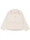 Yves Salomon Detachable-hood Jacket In Neutrals