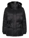 Yves Salomon Detachable-hood Puffer Coat In Black