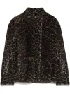 Yves Salomon Double-breasted Jacket In Brown