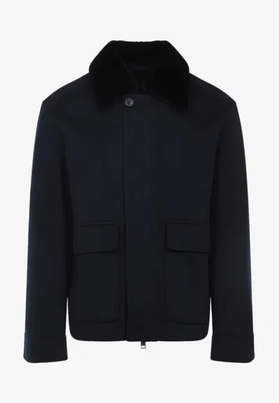 YVES SALOMON DOUBLE-FACED CASHMERE JACKET