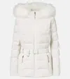 Yves Salomon Doudoune 58cm Down Jacket In White