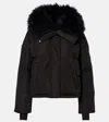 Yves Salomon Doudoune 60cm Ski Jacket In Black