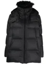 Yves Salomon Doudoune Hooded Jacket With Fur Collar
