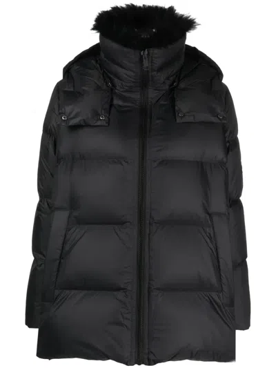 Yves Salomon Doudoune Hooded Jacket With Fur Collar