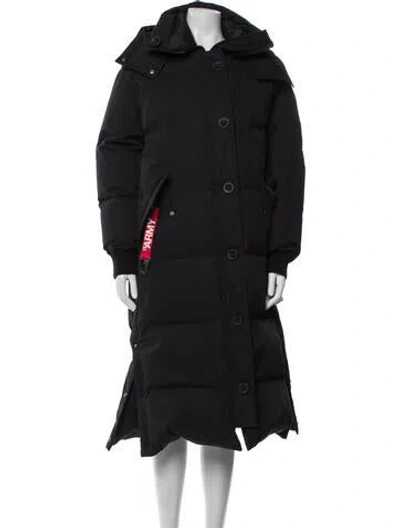 Pre-owned Yves Salomon Down Coat In Gray