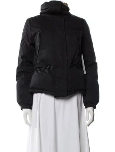 Pre-owned Yves Salomon Down Down Jacket In Black