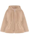 Yves Salomon Drawstring-waist Jacket In Neutrals