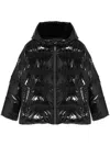 Yves Salomon Duck-down Padded Jacket In Black