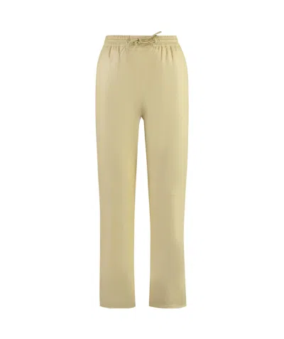YVES SALOMON LEATHER TROUSERS