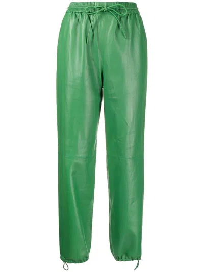 Yves Salomon Elasticated Drawstring-waistband Trousers In A8139