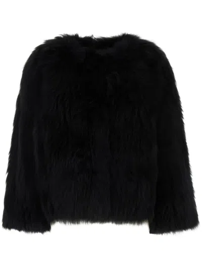 YVES SALOMON FEATHER JACKET