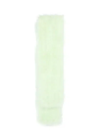 Yves Salomon Feather Shawl In Green