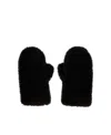 Yves Salomon Fingerless Gloves In Black