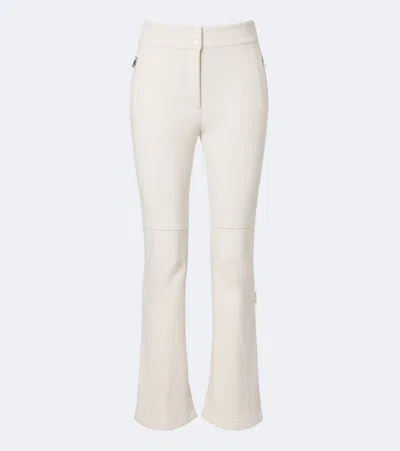 Yves Salomon Bootcut Ski Pants In Neutral