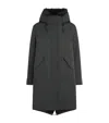 Yves Salomon Fox-rabbit Blended-cotton Parka In Gray