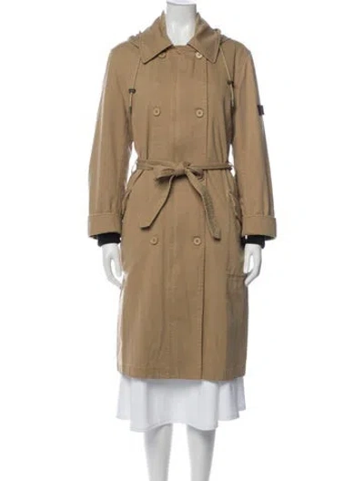 Pre-owned Yves Salomon Fur Coat In Green