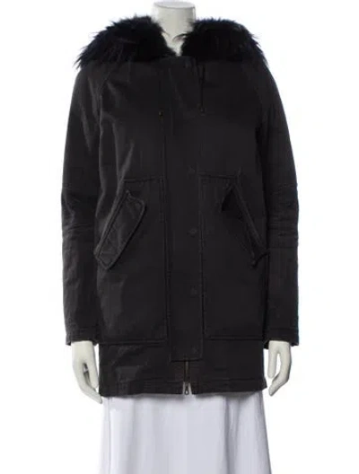 Pre-owned Yves Salomon Fur Coat In Multi
