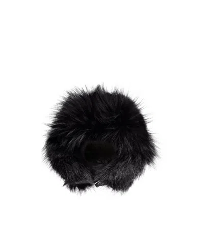 Yves Salomon Fur Hat In Gray