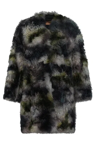 Yves Salomon Fur Jacket In Multi