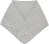 Yves Salomon Gray Cashmere Bandana Scarf