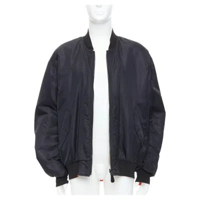 Pre-owned Yves Salomon Homme Brown Genuine Real Fur Lined Oversized Bomber Jacket Fr46 S