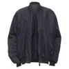 Yves Salomon Homme Genuine Real Fur Lined Oversized Bomber Jacket In Brown
