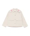 Yves Salomon Detachable-hood Jacket In Nude