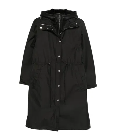 YVES SALOMON HOODED DRAWSTRING-WAIST PARKA