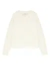 Yves Salomon Hooded Pocket Sweater In Neutral
