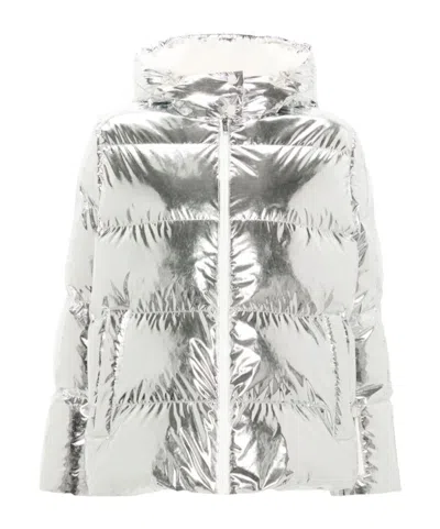 YVES SALOMON HOODED PUFFER JACKET