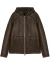 Yves Salomon Hooded Jacket In A Alpes