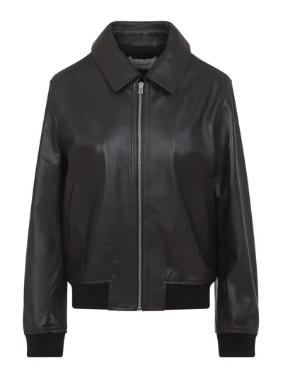 Yves Salomon Jacket In Black