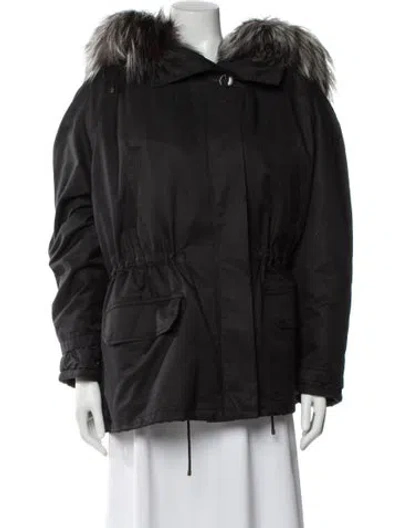 Pre-owned Yves Salomon Jacket In Gray