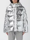 Yves Salomon Doudoune Down Jacket In Silver