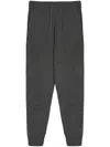 YVES SALOMON KNITTED TRACK PANTS