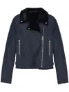 Yves Salomon Lacon Jacket In 蓝色