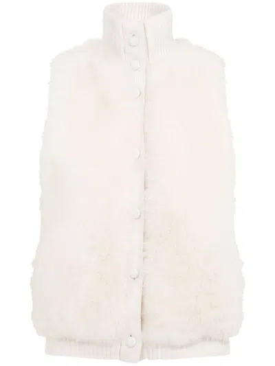 YVES SALOMON LAMB FUR GILET