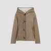 Yves Salomon Reversible Leather And Shearling Jacket In Brown