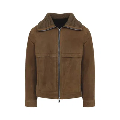 YVES SALOMON LAMB LEATHER JACKET