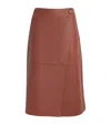 Shop Yves Salomon Lambskin Wrap Skirt In Multi