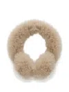 Yves Salomon Lamb-shearling Earmuffs In Neutral